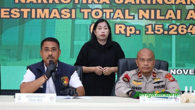 Bongkar Kasus Narkoba dan TPPU di Riau, Polisi: Bandar Narkoba Sempat Kabur ke Luar Negeri