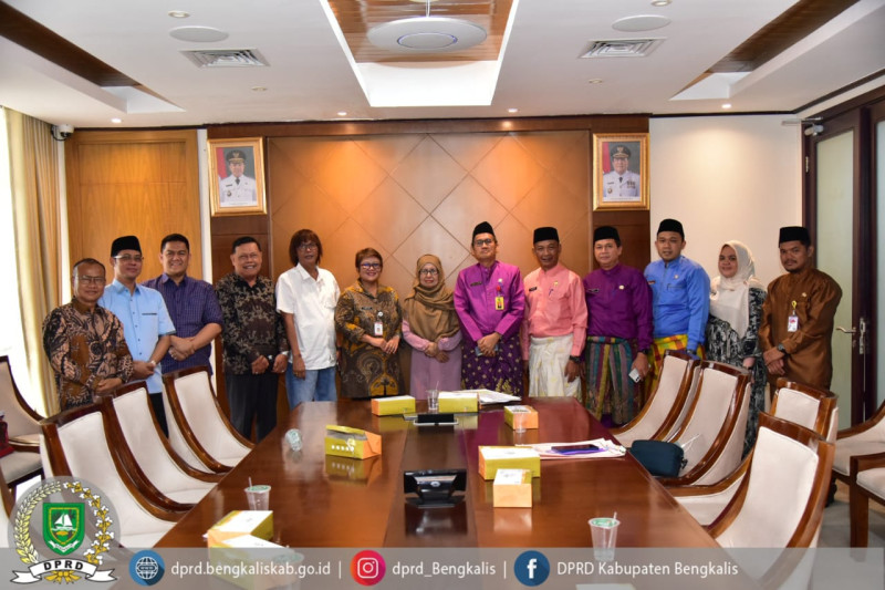 Komisi I DPRD Bengkalis Gelar Pertemuan Kerjasama Sekdaprov Riau