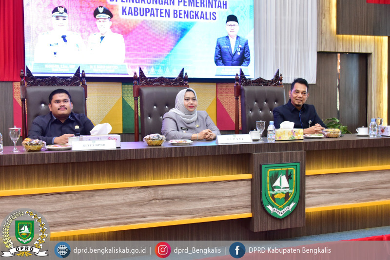 Ketua DPRD Septian Nugraha Hadiri Pelantikan Pejabat Tinggi Pemkab Bengkalis