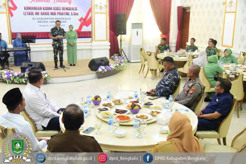 DPRD Bengkalis Hadiri Jamuan Bersama Dandim 0303 Bengkalis