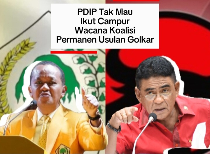 PDIP Tak Ikut Campur Wacana Koalisi Permanen Usulan Golkar