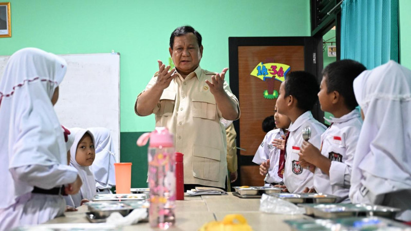 Prabowo Sebut Program Makan Bergizi Gratis Sudah Sentuh 55 Juta Warga Hingga Awal 2026