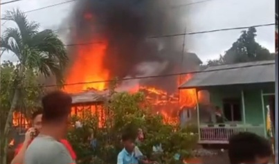 Ditinggal Rayakan Imlek, Rumah Warga Rupat Utara Terbakar