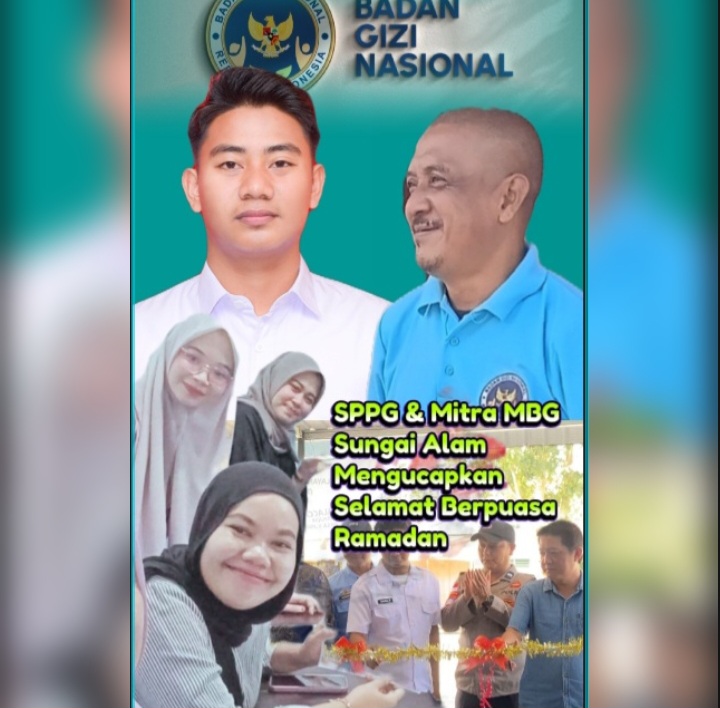 SPPG & Mitra MBG Sungai Alam Mengucapkan Selamat Berpuasa Ramadan