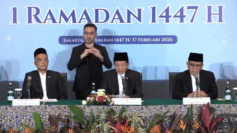 Hasil Sidang Isbat: 1 Ramadan 1447 H, Jatuh Pada Kamis, 19 Februari 2026.