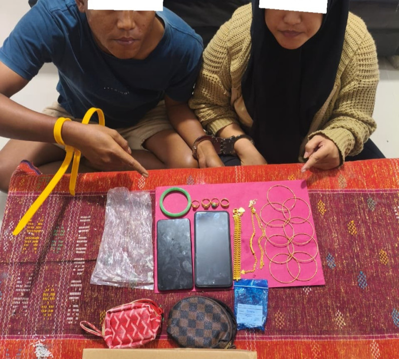 Rekayasa Perampokan Oleh Pasangan Kekasih di Bathin Solapan Terbongkar