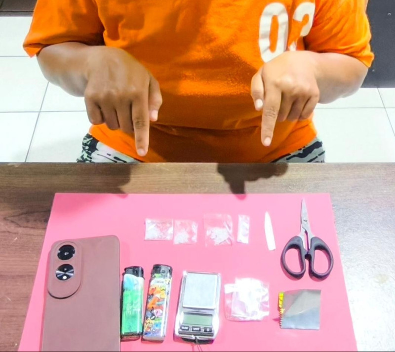 IRT di Sungai Pakning Nyambi Jual Sabu Ditangkap Polisi, Berdalih Himpitan Ekonomi