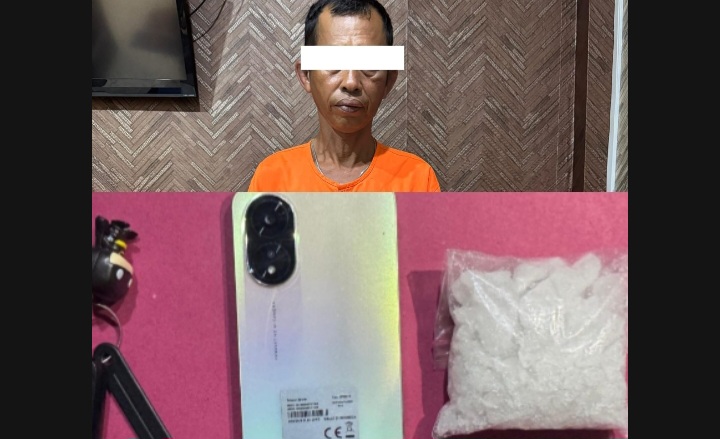 Gerak-Gerik Telah Diintai, Pengedar Sabu di Bengkalis "Pasrah" Disergap Polisi