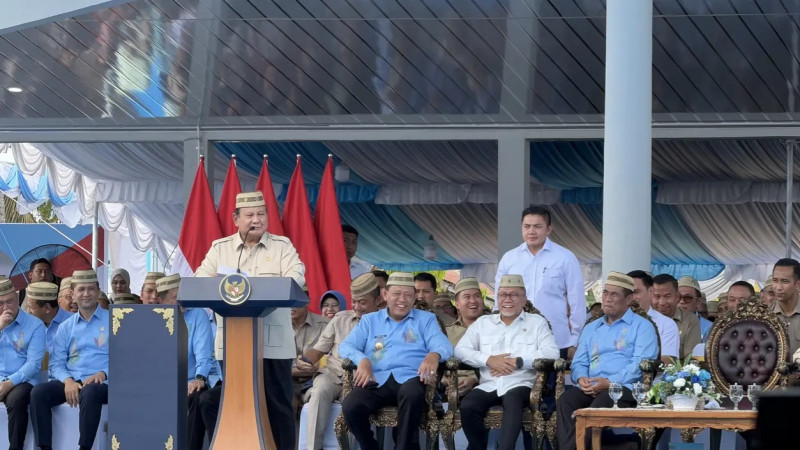 Seloroh Prabowo Sebut Kapolri dan Panglima TNI Sulit Digantikan karena Namanya