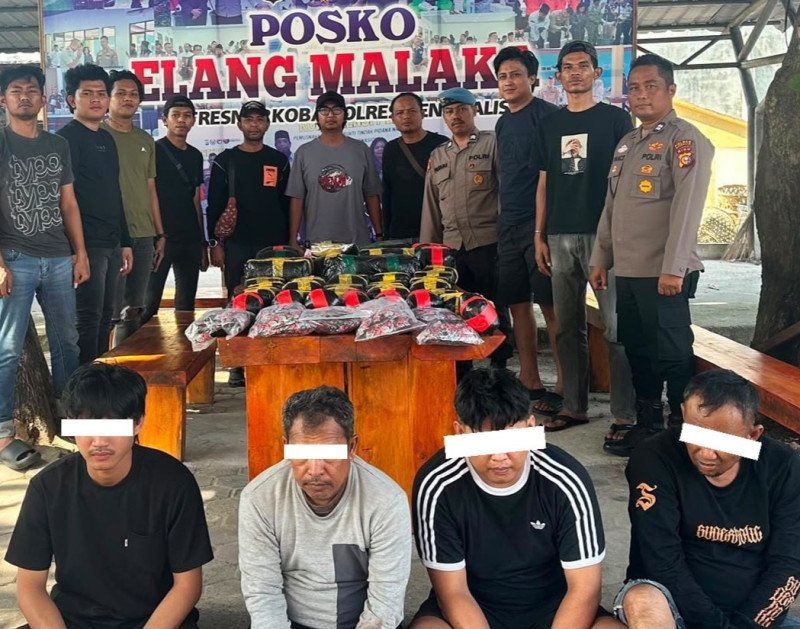 Polres Bengkalis Ungkap Peredaran Narkoba, Sita 28 Kg Sabu dan Ratusan Ribu Pil Ektasi
